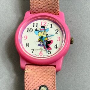 Disney Lorus Pink Kids Watch Minnie Mouse